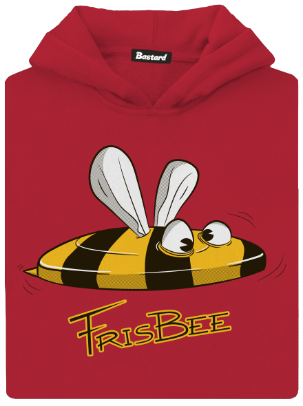 Frisbee dětská mikina klokanka Fire Red