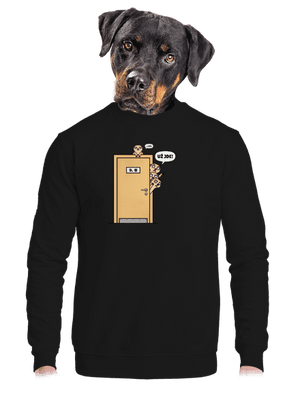 unisex mikina bez kapuce