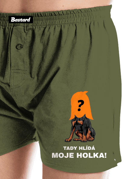 Tady hlídám já pánské trenky Khaki