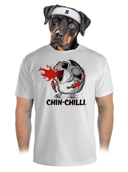 Chinchilli pánské sportovní tričko White