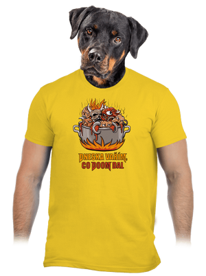 Co Doom dal pánské tričko Gold