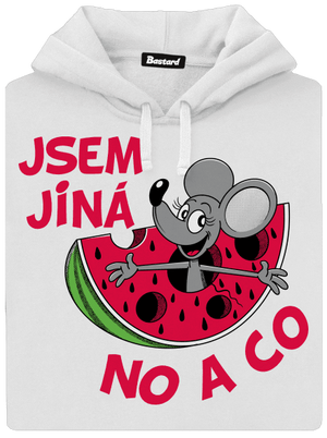 Jsem jiná dámská mikina klokanka White