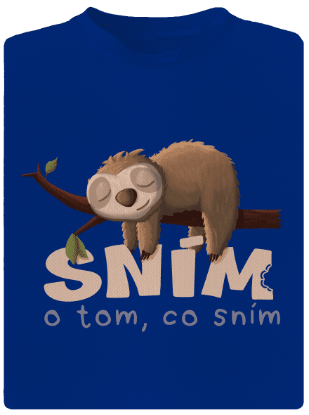 Sním o tom, co sním pánské sportovní tričko Royal Blue Mal