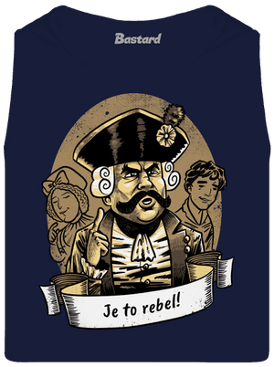 B14: S čerty nejsou žerty pánské tílko French Navy