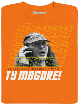 B18: Jiří Kára pánské tričko Orange