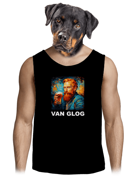 Van Glog pánské tílko Black