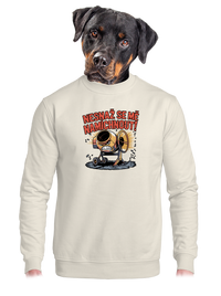 unisex mikina bez kapuce