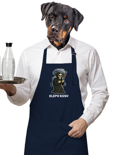 Klepu kosu zástěra Navy