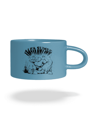 Alfasumec hrnek makronka Blue Macaron