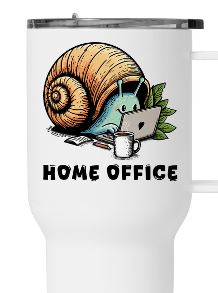 Šnekův home office termohrnek White