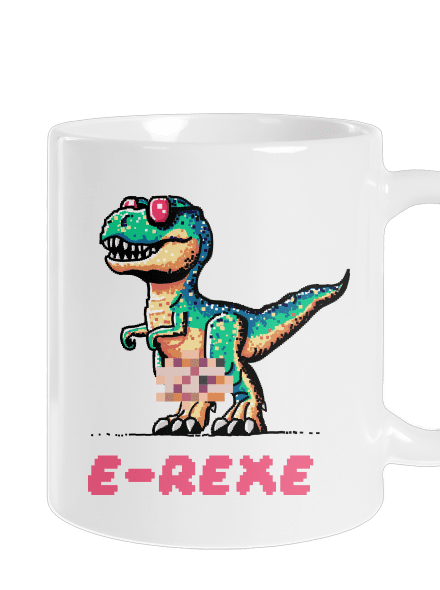 E-Rexe klasický hrnek White