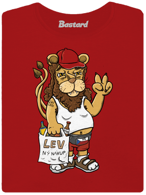 Lvíček dámské tričko Red Mal