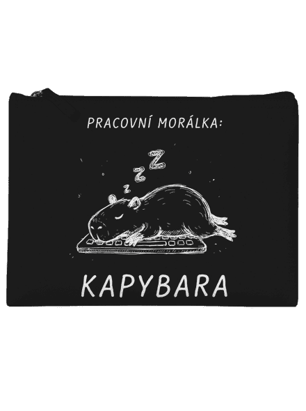 Pracovní morálka taštička Black