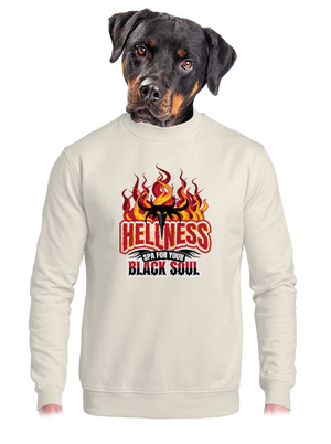 unisex mikina bez kapuce