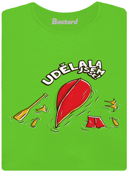 Udělal jsem se dámské tričko Apple Green