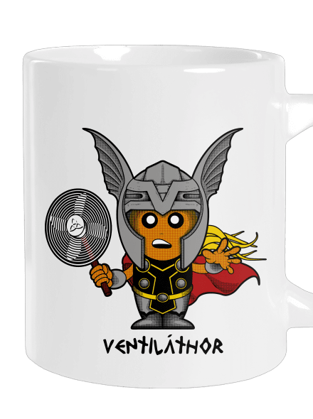 Ventiláthor velký hrnek White