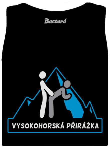 Vysokohorská přirážka dámské tílko klasické Black