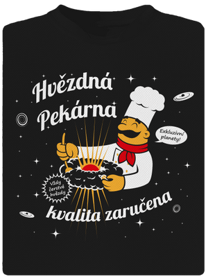 Hvězdná pekárna dětské sportovní tričko Black