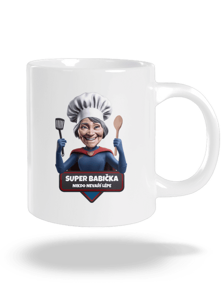 Super babička velký hrnek White
