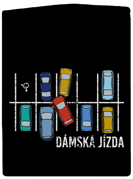 Dámská jízda dámská mikina na zip Black