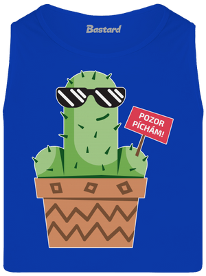 Pozor píchám pánské tílko Royal Blue