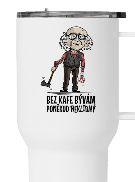 Neklidný bez kafe termohrnek White