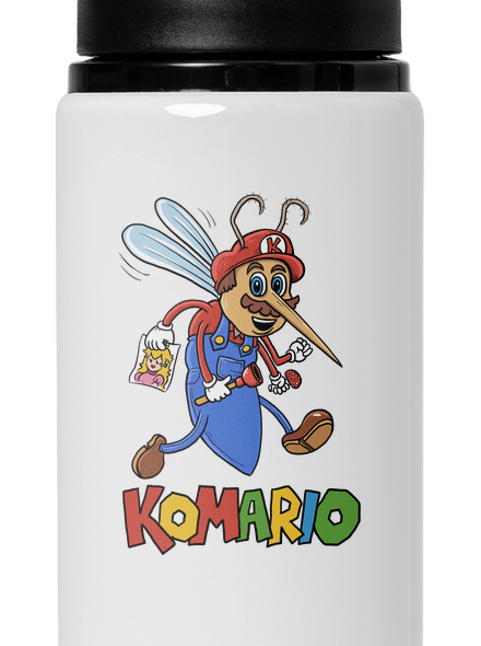 Komario lahev na vodu White
