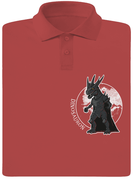 Dinosauron pánská polokošile Burgundy