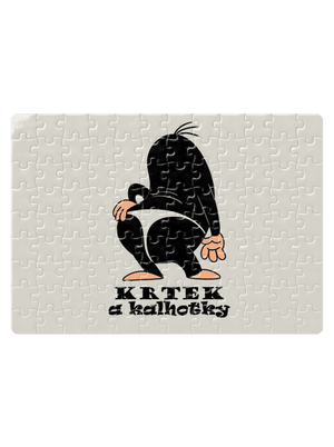 Krtek a kalhotky puzzle White