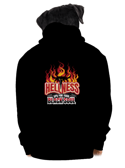 Hellness pánská mikina na zip Black
