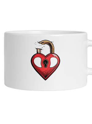 Zámek lásky hrnek makronka White