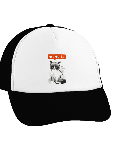 Grumpy kšiltovka truckerka Black cap