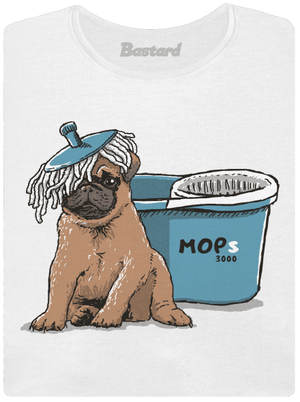 Mops dámské tričko White