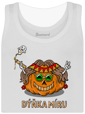 Dýňka míru dámské tílko klasické White