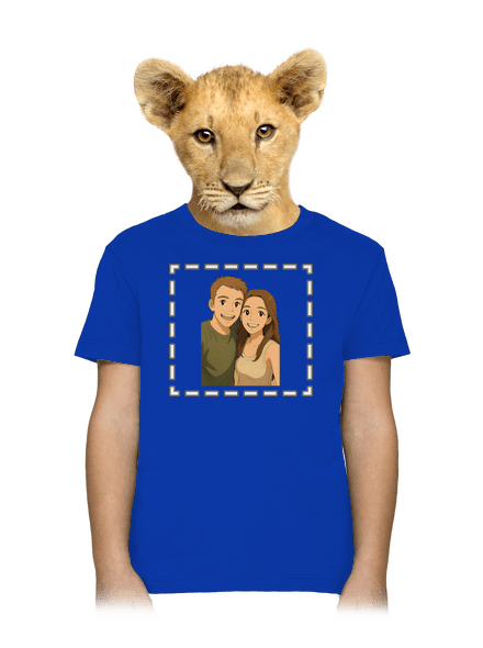 Ghibli efekt z vlastní fotky dětské tričko Royal Blue