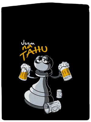 Na tahu pánská mikina na zip Black