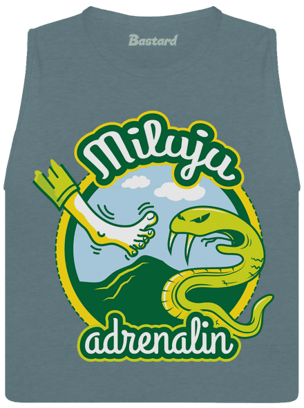 Miluju adrenalin dámské tílko volné Heather Deep Teal