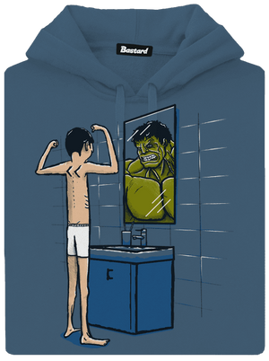 Hulk dámská mikina klokanka Denim