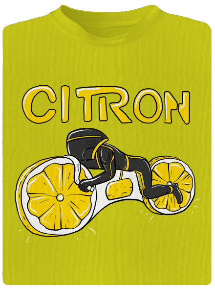 Citron Legacy pánské sportovní tričko Neon Yellow