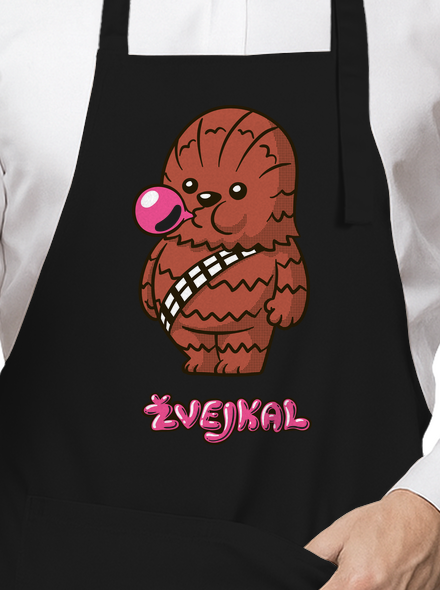 Žvejkal zástěra Black
