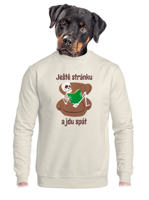 Ještě stránku unisex mikina bez kapuce Off White