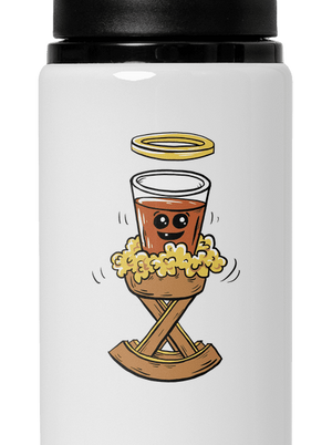 Panáček v jesličkách lahev na vodu White