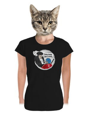 Český hokej dámské tričko premium Black