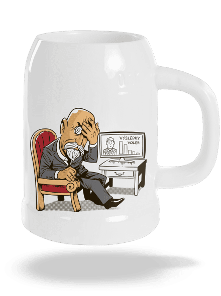 Masaryk půllitr White