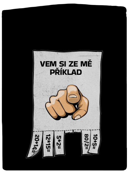 Vem si ze mě příklad dámská mikina na zip Black