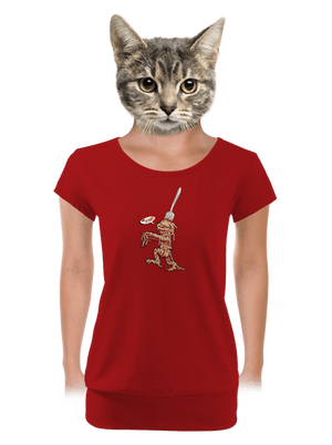 dámské tričko s lemem