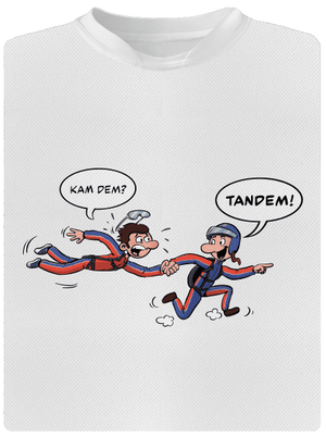 Tandem dětské sportovní tričko White