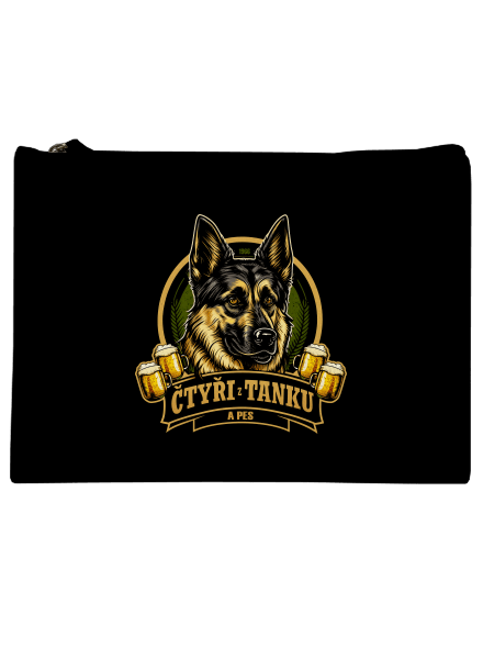 Čtyři z tanku a pes taštička Black