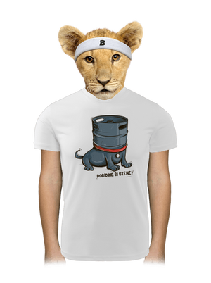 Štěně dětské sportovní tričko White