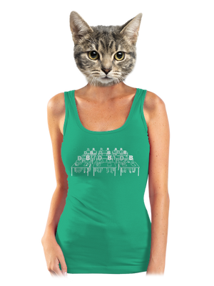 Cimrman: Debil, blbeček dámské tílko klasické Mint Mal